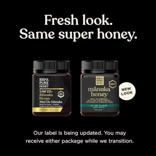 Manuka Honey UMF 22+ MGO 970+ 100% Pure New Zealand Certified Ultra Premium Raw 8.8 oz (250 g)