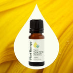 Ylang Ylang Complete Organic Essential Oil 10 mL (1/3 oz),100% Pure, USDA Certified Organic, Undiluted, Natural Aromatherapy, Romantic, Soothing Scent