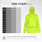 Hi Vis T Shirt Safety Hoodie,High Visibility Shirts for Men,Long Sleeve Construction Work Shirts with Sun Protective Hood
