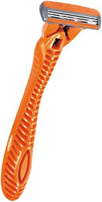 Bic 3 Hybrid Men's Triple-Blade Razors, Pack with 1 Handle + 6 Refills - Lubricating Strip with 3 Blades and Pivoting Head for a Smooth, Precise Shave