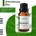 Ravensara Essential Oil Organic & Pure – 100% Natural Aromatherapy Oils for Skin, Hair & Relaxation – Premium Ravensara Essential Oil for Diffuser, Massage & Wellness, Lab Tested – 10ml