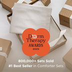 Bedsure Queen Comforter Set - Beige Soft Bedding for All Seasons, Cationic Dyed Bed Set, 3 Pieces, 1 Queen Size Comforter (90"x90") and 2 Pillow Shams (20"x26"+2")