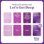 Let's Get Deep by Relatable, A Question Card Game for Couples, Great for Date Night Ideas, Couples Gifts, Wedding Gifts, and Long Distance Relationship Gifts, Includes 200 Cards to Build Up Intimacy