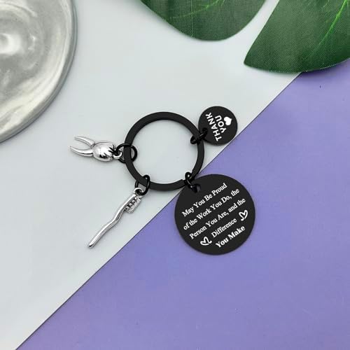 Dentist Gifts Dental Gift Thank You Keychain for Dental Assistant Dentist Graduation Gifts Dentists Physician Appreciation Keychain Future Dentists Gift Retirement Jewelry Christmas Birthday Present