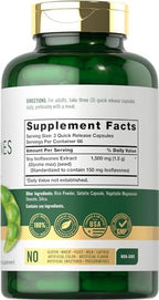 Carlyle Soy Isoflavones for Women and Men | 200 Capsules | Non-GMO, Gluten Free Extract Supplement