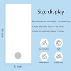 Premium Reusable Massage Table Sheets Bed Cover 47 x 90 Inches with Face Hole, Fitted Table for Master Massage, Waterproof and Oilproof, Stain and Wrinkle-Resistant, Machine Washable