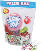 Charms Blow Pop Lollipops - Individually Wrapped Dual Candy and Gum Suckers - Peanut Free, Gluten Free - Bulk Treat for Kids and Adults - Assorted Flavors, 45 Count (29.25 oz.)