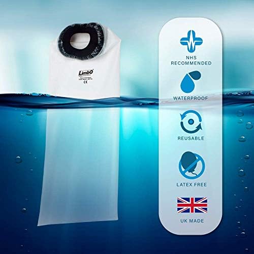 LimbO Waterproof Protectors Cast and Bandage Cover - Adult Half Leg (M76L: 35-40 cm Above Knee Circ. (Over 6'0))