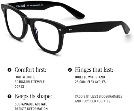 CADDIS Porgy Backstage Unisex Reading Glasses with Magnification