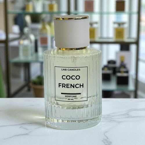 Coco French Perfume – Luxurious luxury Floral & Powdery Scent, Neroli, May Rose, Grasse Jasmine, Ylang Ylang, Made in USA, Clean Ingredients, Long-Lasting Eau de Parfum