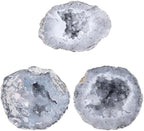 Rockcloud Natural Druzy Agate Geode Mineral Irregular Quartz Crystal Cluster Collection Specimen for Home Decor, 0.22-0.44 lb