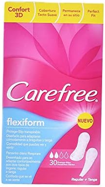 Carefree Flexiform Panty Liners, 30 Liners
