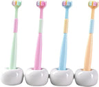 QQLADY Sensory Joy Toothbrush - 3-Sided Toothbrush,Soft Bristles V Shaped Toothbrush,Three Sided Soft Hair Tooth Toothbrush (aldult,M)