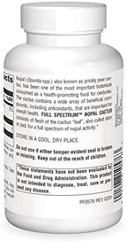 Planetary Herbals Full Spectrum Nopal Cactus, Prickly Pear Cactus, 1000 mg, with Prickley Pear Leaf - 120 Tablets