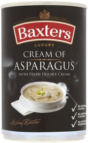 Baxters Luxury Cream Of Asparagus With Fresh Double Cream Soup 400G Case Of 12