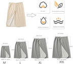 Unisex Full Open Adult Diaper Skirt, Waterproof, Adjustable, Reusable Incontinence for Adults, Elderly, Children(Grey,XXL)