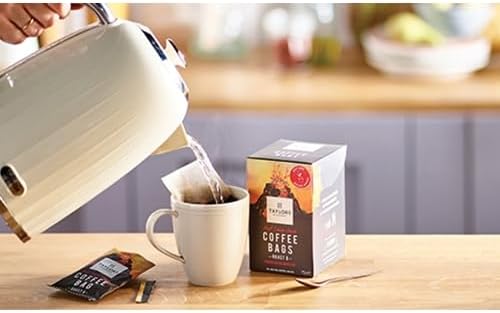 Taylors of Harrogate Hot Lava Java Coffee Bags (10 Enveloped Bags Per Pack x 3 Packs = 30 Coffee Bags)