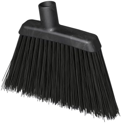 Carlisle FoodService Products 4686003 Duo-Sweep Plastic Small Debris Lobby Broom with Handle, 30 Inches, Black