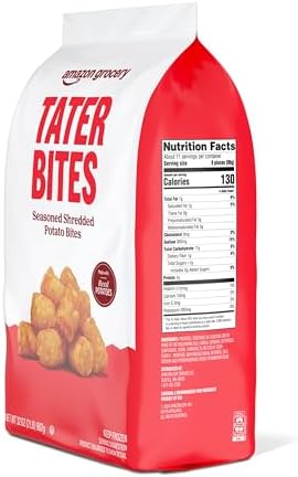 Amazon Grocery, Tater Bites, 32 Oz, Frozen