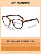 SKYWAY Blue Light Blocking Reading Glasses/Computer Glasses, with Anti Glare Filter, Spring Hinge Readers for Women Men