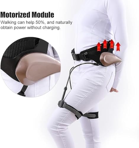 Walking Aid, Assisted Rehabilitation Training Equipment, Bionic Body Power Walking Aids, Walking Can Help 50%, Naturally Get Power Without Charging, for The Elderly, People with Limited Mobility.