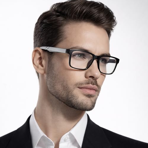 Prospek Blue Light Glasses Reading for Men and Women, For Computer Use, Blue Light Protection, Clear Lens 0 to +3.0 Diopters