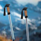 VOSAREA Trekking Pole Handle Grip Replacement with Cork Hand Grip and Wrist Strap Hiking Poles Handle Adapter for Walking Sticks Climbing Rod