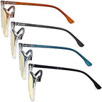 Eyekepper 4 Pack Computer Reading Glasses for Women Blue Light Blocking Readers Yellow Tinted +2.50