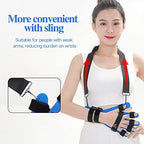 Hand Wrist Orthosis Separate, Breathable Finger Splint Fingerboard Flex Spasm Extension Board Splint Finger Training Stroke Device Therapy for Both Finger Fractures,Wounds,Hemiplegia