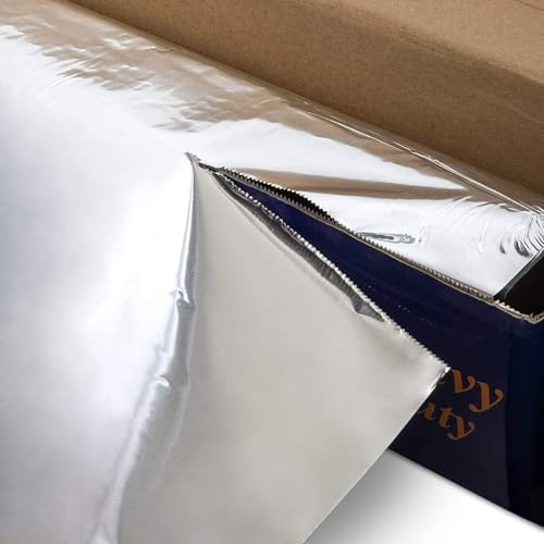 Heavy Duty Aluminum Foil Roll for Food 18 Inches 500 FT Heavy Duty Food Safe Foil Wrap