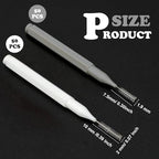 Patelai 100 Pieces Braces Brush for Cleaner Interdental Brush Toothpick Dental Tooth Flossing Head Oral Dental Hygiene Flosser Toothpick Cleaners Tooth Tool(White, Grey,Ideal Size)