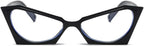Cat Eye Reading Glasses for Women Men, Trendy Anti-Blue Light Coating Glasses, Computer Game Readers