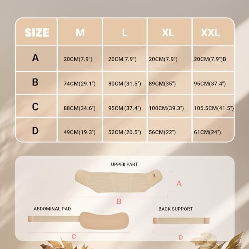 Maternity Belly Band for Pregnant Women, Maternity Belt, Pregnancy Belly Support Band for Abdomen,Breathable and Adjustable Belly Brace, Relieve Waist and Back Pain (Large)