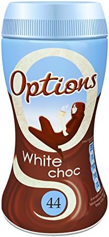 Options White Hot Chocolate Jar 220G Case Of 6