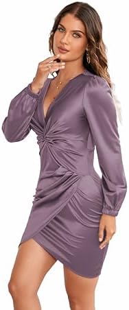 TDiooCor Womens Sexy Ruffle Elegant Bridesmaid Formal Evening Dress Elegant Curvy Wedding Guest Midi Dress