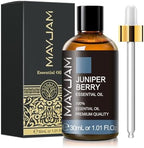 Juniper Berry Essential Oil 30ML/ 1.01FL.OZ, MAYJAM Pure Juniper Berry Oil for Massage, Diffuser, Soap Making, Long Lasting Scents