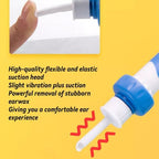 Ear Savvy Vacuum Ear Wax Remover Electric Vacuum Cleaner Suction Earwax Remove, Cordless Earsavvy Ear Wax Removal Tool Kit with 2 Soft Replacement Heads (1PCS)