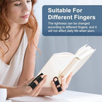 2Pcs Trigger Finger Splint, Adjustable Finger Braces Joint Stabilizer - Mallet Splint & Hand Brace, Arthritis Finger Straightener Fits Thumb, Index, Middle, Ring & Pinky