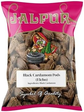 Jalpur Millers Spice Combo Pack - Black Cardamom Pods 50g - Green Cardamom Pods 100g - Cinnamon Quills 100g (3 Pack)