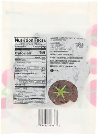 365 by Whole Foods Market, Sundried Tomatoes, 4 oz