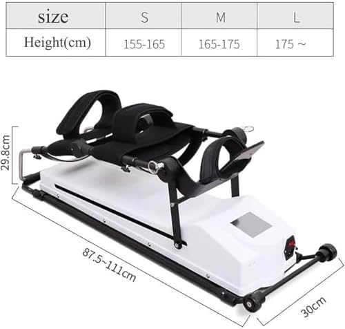 Small,Knee Joint Rehabilitation Trainer, Leg Bending Exercise Lower Limb Knee Flexion and Extension Exercise Equipment Home Use, 0°-120° Angle Adjustment/Straightening Exercise