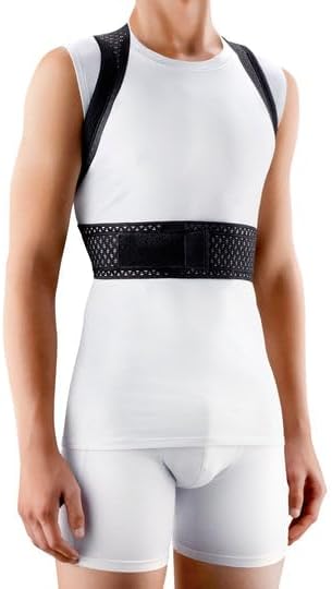 Tonus Elast Posture Corrector and Straightener Brace with Metal Inserts for Spine, Upper Back, Neck, Shoulder and Clavicle Support - Medium