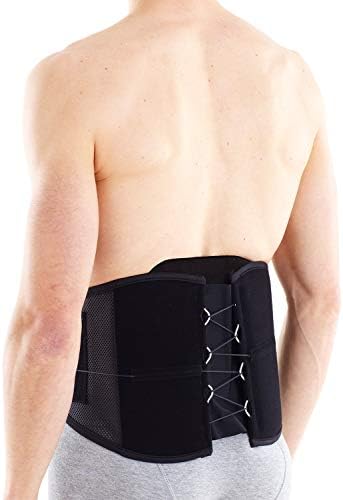 Neo-G Easy-Fit Back Brace – Support for Lower Back Pain, Muscle Spasm, Arthritis, Strains, Sprains & Instability - Adjustable Lacing System & Lumbar Pad - Class 1 Medical Device – 1 Size - Black
