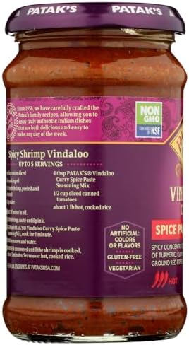 Patak's Vindaloo Paste - 283g (pack of 2)
