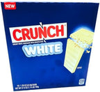 CRUNCH White Chocolate Bar With Crisped Rice, 4 Piece Share Pack, 2.7 oz, Creamy White Chocolate (18 count)