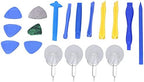 JTLB Disassembly Tools, Plastic Opening Prying Bar Triangular Spudger Repair Kit with Multiple Metal and PVC Tools for Electronics Phone Tablet Laptop Camera Repair