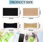 WILLBOND 4 Pairs Slimming Arm Shaper and Thigh Slimmers Set, Elastic Compression Arm Shapers Upper Arm Sleeve Slimming Thigh Sleeves Thigh Wraps Slim for Women
