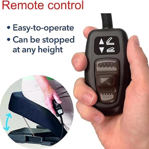 Electric Lifting Chair Cushion, Portable Seat Lifter, Elderly Sofa Support Pad Lift Assist Cushion, Portable Chair Lift Assist Devices, One-Button Lift - Support Up to 300 Lbs