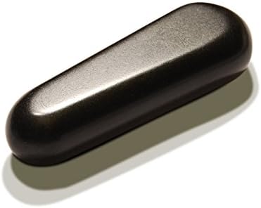 Master Massage 2-Piece Triangular Basalt Hot Stone Set – Pressure Point & Trigger Massage Tool, Thumb Saver Pack, Black