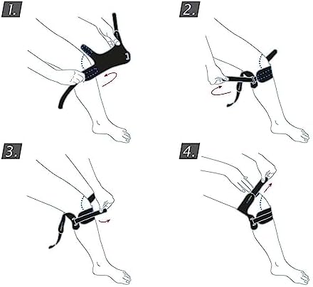 Actimove Sports Edition, Dual Knee Strap | Adjustable Knee Support for Pain Relief & Patella Stability, Hiking, Soccer, Basketball, Running, Tennis, Tendonitis, Volleyball & Squats, Black, Medium